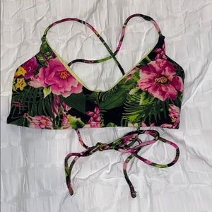 Floral Bathing Suit Top